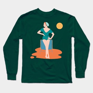 Mabel, the beach girl Long Sleeve T-Shirt